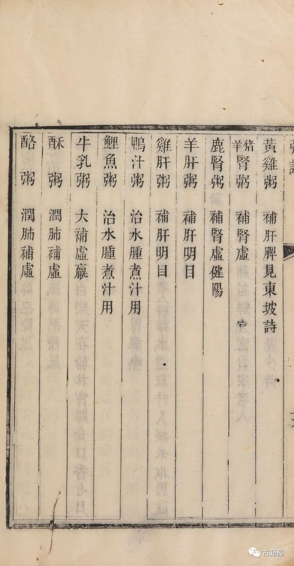 《粥谱》是我国最早的一部药粥专著(38)
