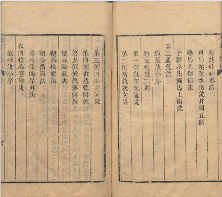 清康熙刊本《理气三诀》,叶泰辑地理大成理气秘要(5) 清康熙刊本《理气三诀》,叶泰辑地理大成理气秘要(5)
