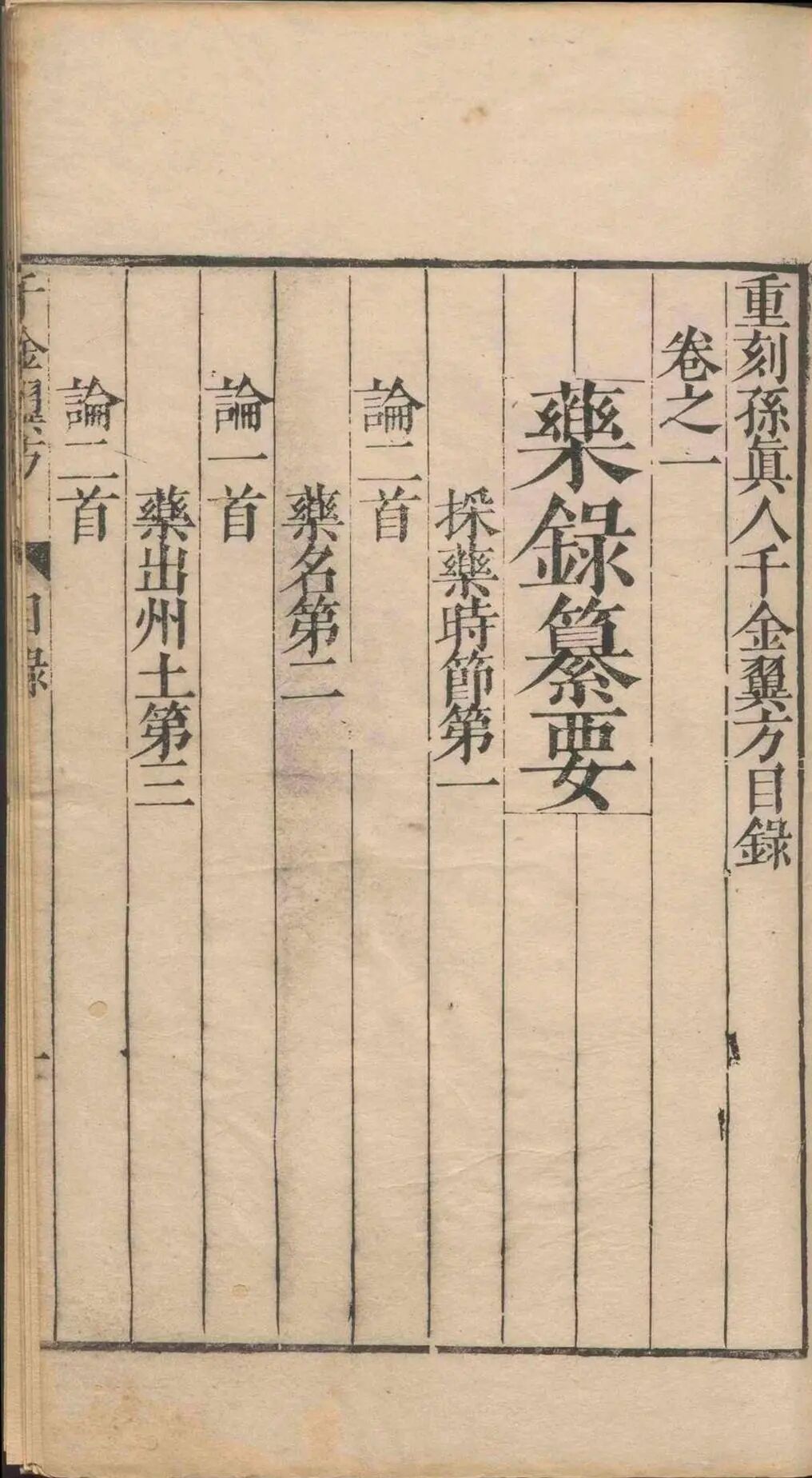 孙思邈《千金翼方》三十卷｜明万历乙巳年王肯堂校刊 中医古籍(4)